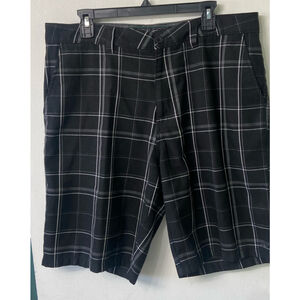 O'Neill Men’s Plaid Shorts Size 36 Black
